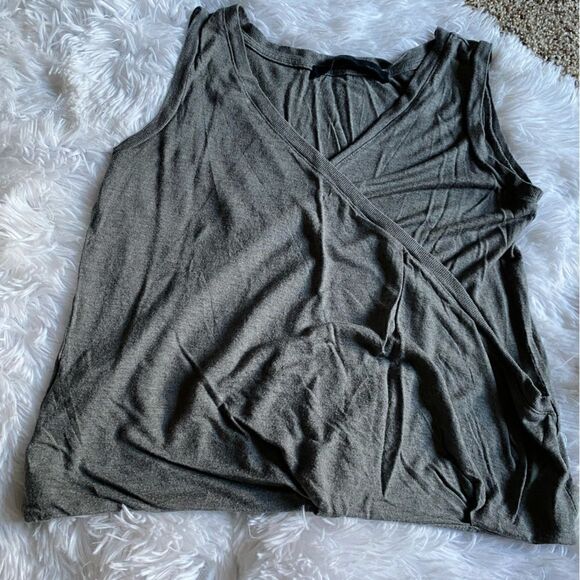 All Saints Wrap Front Crop Top Size Small - Picture 1 of 7